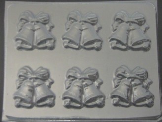 1004 Wedding Bells Chocolate Candy Mold